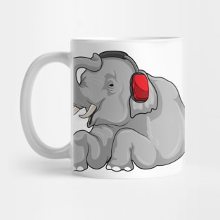 Elephant Music Headphone Mug